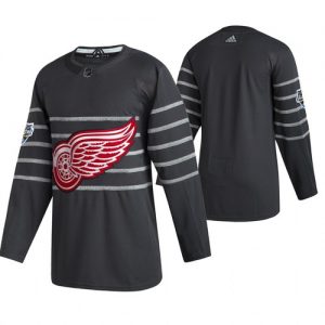Pánské 2020 All Star Detroit Red Wings Team Šedá hokejové dresy