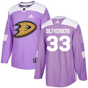 Pánské NHL Anaheim Ducks dresy Jakob Silfverberg 33 Nachový Fights Cancer Practice