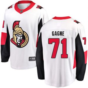 Pánské NHL Ottawa Senators dresy 71 Gabriel Gagne Breakaway Bílý Fanatics Branded Venkovní