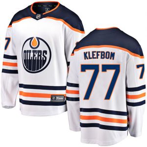 Dětské NHL Edmonton Oilers dresy 77 Oscar Klefbom Breakaway Bílý Fanatics Branded Venkovní