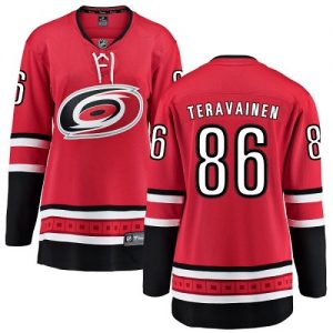 Dámské NHL Carolina Hurricanes dresy 86 Teuvo Teravainen Breakaway Červené Fanatics Branded Domácí