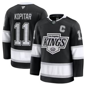 Pánské NHL Los Angeles Kings Anze Kopitar #11 Dresy Fanatics Domácí Premium Černý
