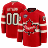 Canada Personalizované Dresy Fanatics 2025 4 Nations Face-Off Premium Červený